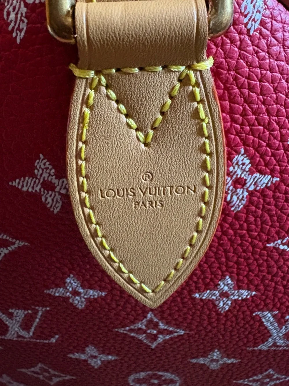 Fashion Top Quality P9 Speedy 30 Calfskin Leather Satchel - Picture 11 of 16